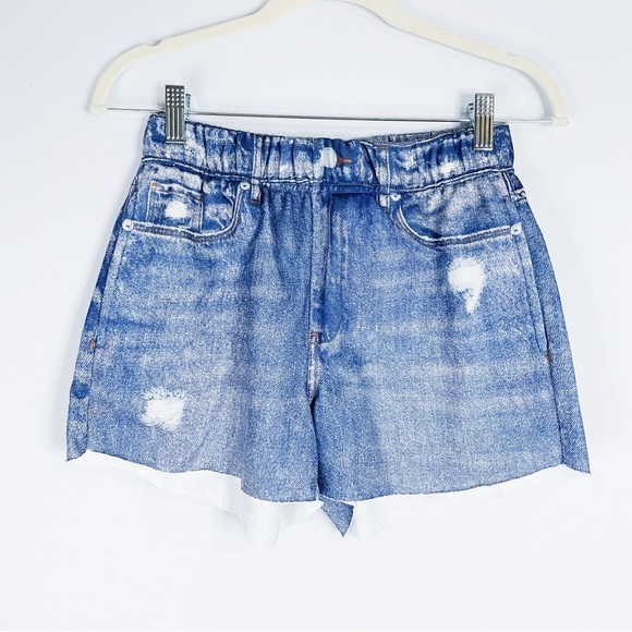 Blank NYC - Denim Printed Shorts - Picture 1 of 3